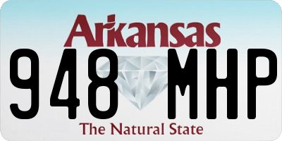 AR license plate 948MHP