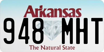 AR license plate 948MHT