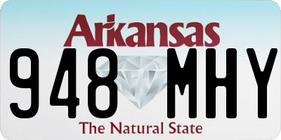 AR license plate 948MHY