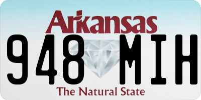 AR license plate 948MIH