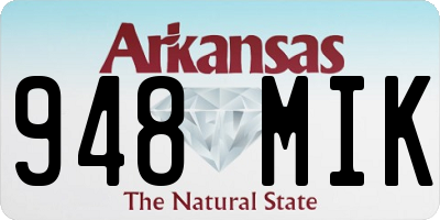 AR license plate 948MIK