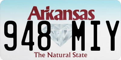 AR license plate 948MIY