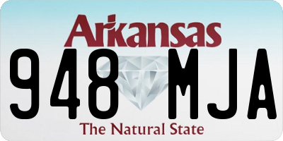 AR license plate 948MJA