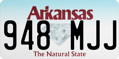 AR license plate 948MJJ