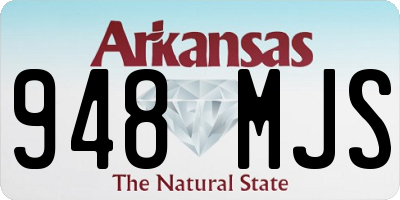 AR license plate 948MJS