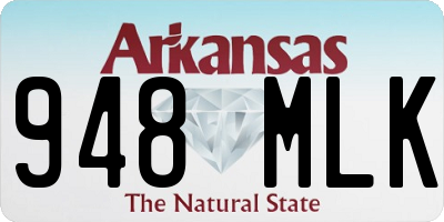 AR license plate 948MLK