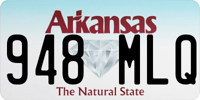 AR license plate 948MLQ