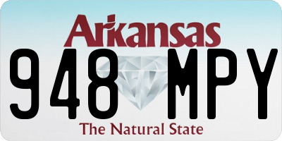 AR license plate 948MPY