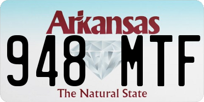 AR license plate 948MTF
