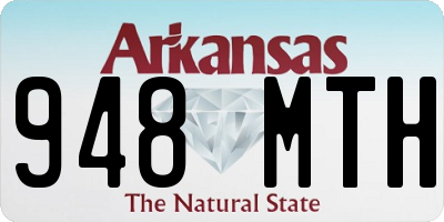 AR license plate 948MTH