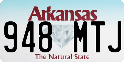 AR license plate 948MTJ
