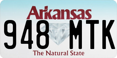 AR license plate 948MTK