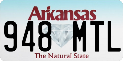 AR license plate 948MTL