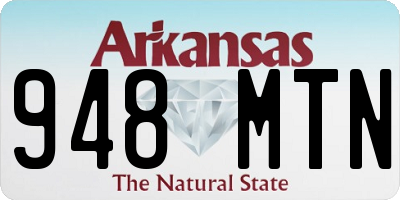 AR license plate 948MTN