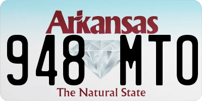 AR license plate 948MTO