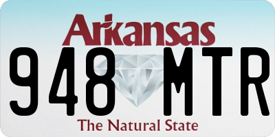 AR license plate 948MTR