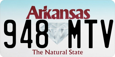 AR license plate 948MTV