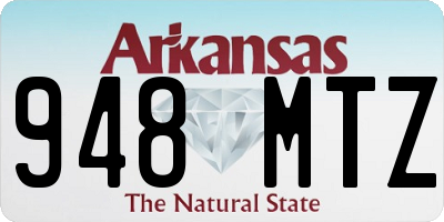 AR license plate 948MTZ