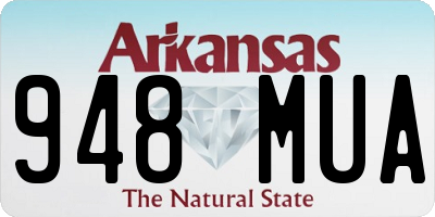 AR license plate 948MUA