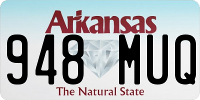 AR license plate 948MUQ