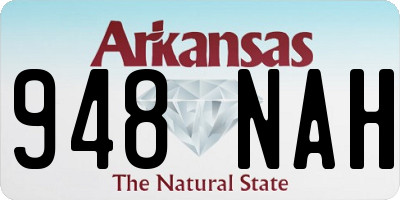 AR license plate 948NAH