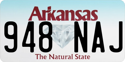 AR license plate 948NAJ