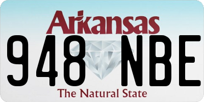 AR license plate 948NBE