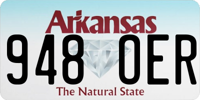 AR license plate 948OER