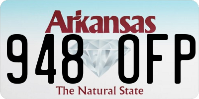 AR license plate 948OFP