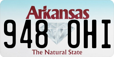 AR license plate 948OHI
