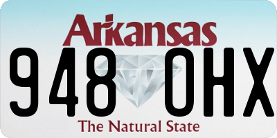AR license plate 948OHX