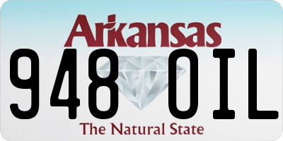 AR license plate 948OIL