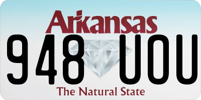 AR license plate 948UOU