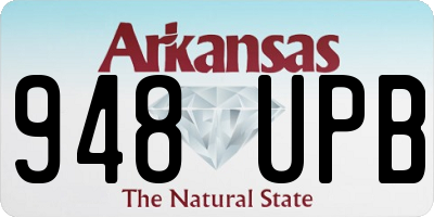 AR license plate 948UPB
