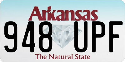 AR license plate 948UPF