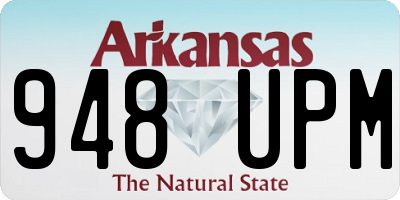 AR license plate 948UPM