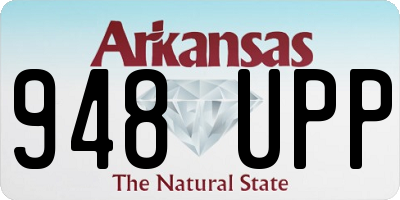 AR license plate 948UPP