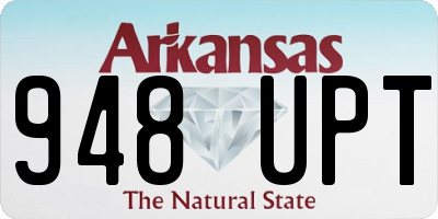 AR license plate 948UPT