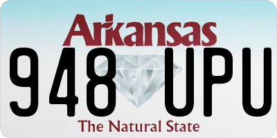 AR license plate 948UPU