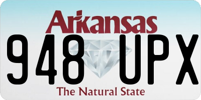 AR license plate 948UPX