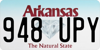 AR license plate 948UPY