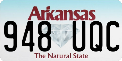 AR license plate 948UQC