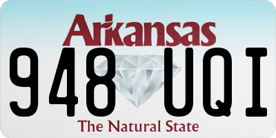 AR license plate 948UQI
