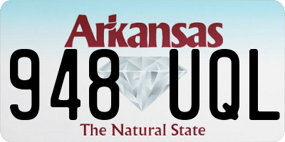 AR license plate 948UQL