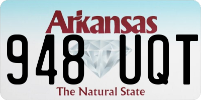 AR license plate 948UQT