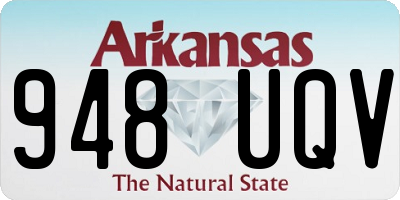 AR license plate 948UQV