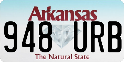 AR license plate 948URB