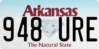 AR license plate 948URE