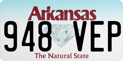 AR license plate 948VEP