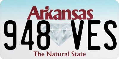 AR license plate 948VES
